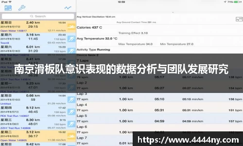 南京滑板队意识表现的数据分析与团队发展研究